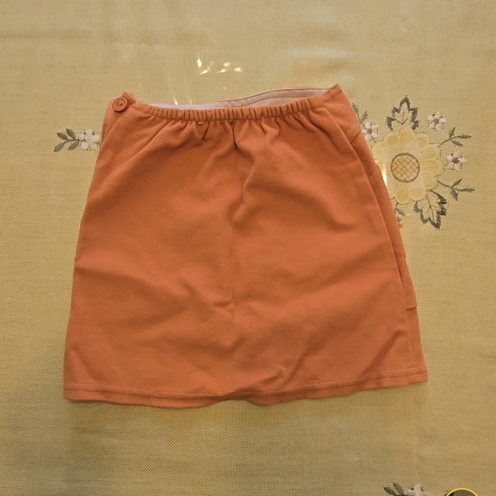 Chic Rust Mini Skirt - Picture 2 of 3